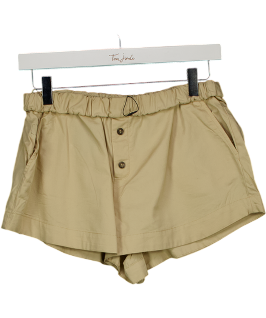 ZARA Beige Boxer Style Shorts UK XS