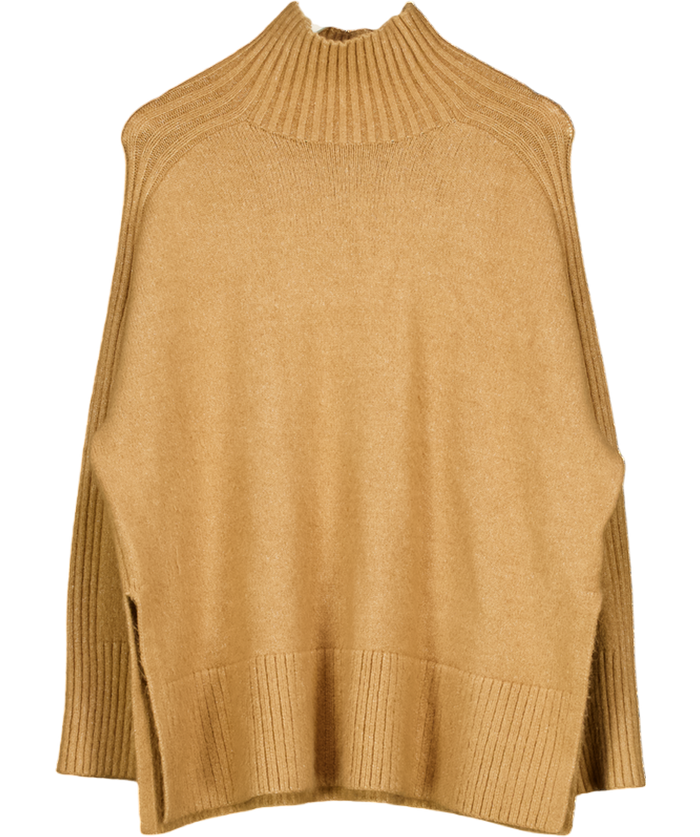 BODYFLIRT Beige Camel Turtleneck Jumper UK XL