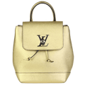 Louis Vuitton Lockme Mini Rucksack Backpack M54575 Leather Metallic Gold