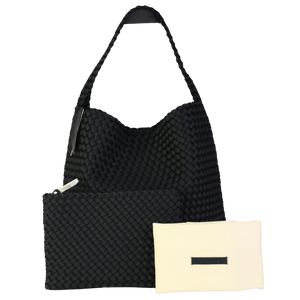 naghedi Black Nomad Medium Hobo Tote Bag One Size