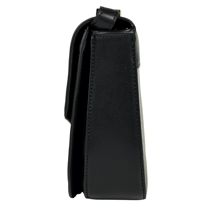 DEMELLIER LONDON The Vancouver Leather Handbag Smooth Black Leather