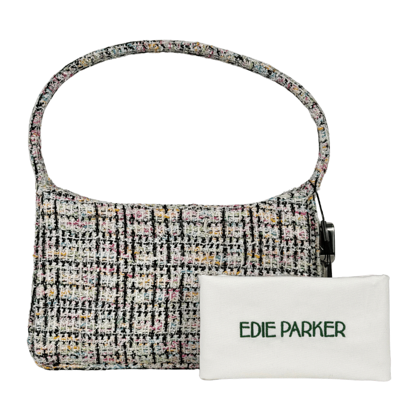 Edie Parker Multicoloured Burn Tweed Shoulder Bag One Size