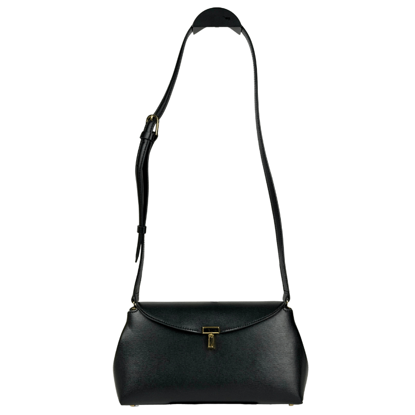 Totême Black T-lock Top Handle Bag One Size