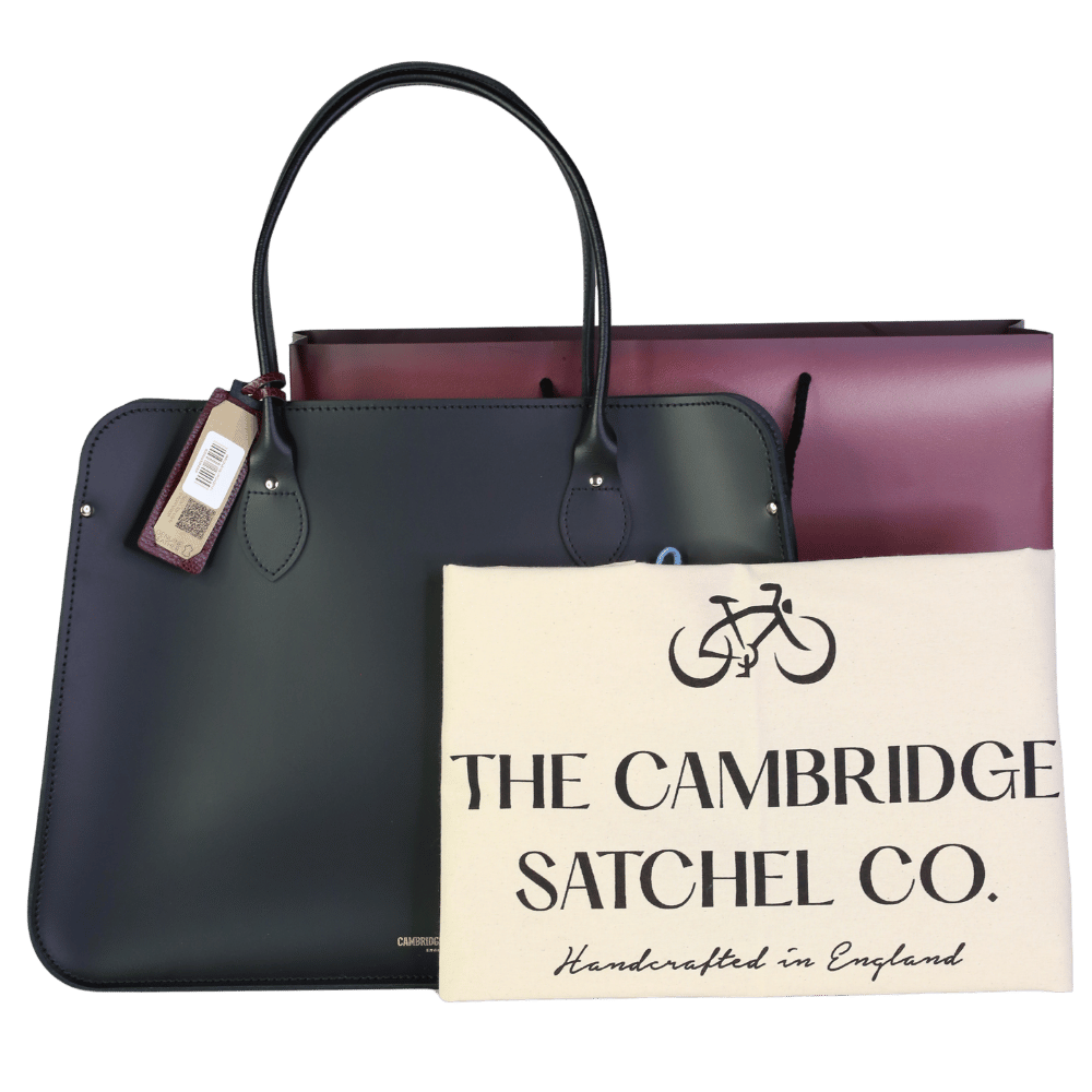 The Cambridge Satchel Company Black Smooth Leather "the Work Bag"