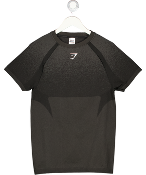gymshark Black Shadow Seamless T-shirt UK M