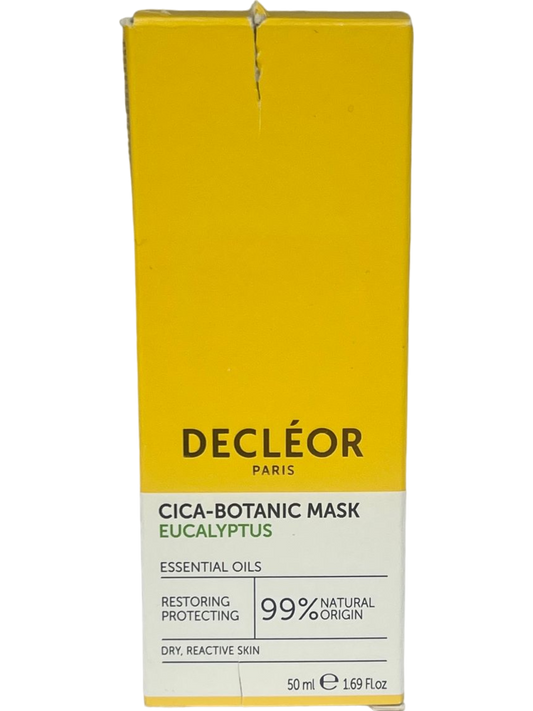 Decleor Black Cica-Botanic Eucalyptus Restoring Mask for Dry, Reactive Skin 50ml