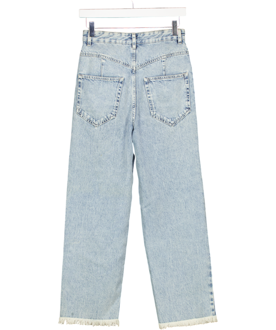 Isabel Marant Light Blue Cropped High Waist Jeans UK 6