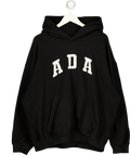 ADANOLA Black Oversize Logo Hoodie UK XL