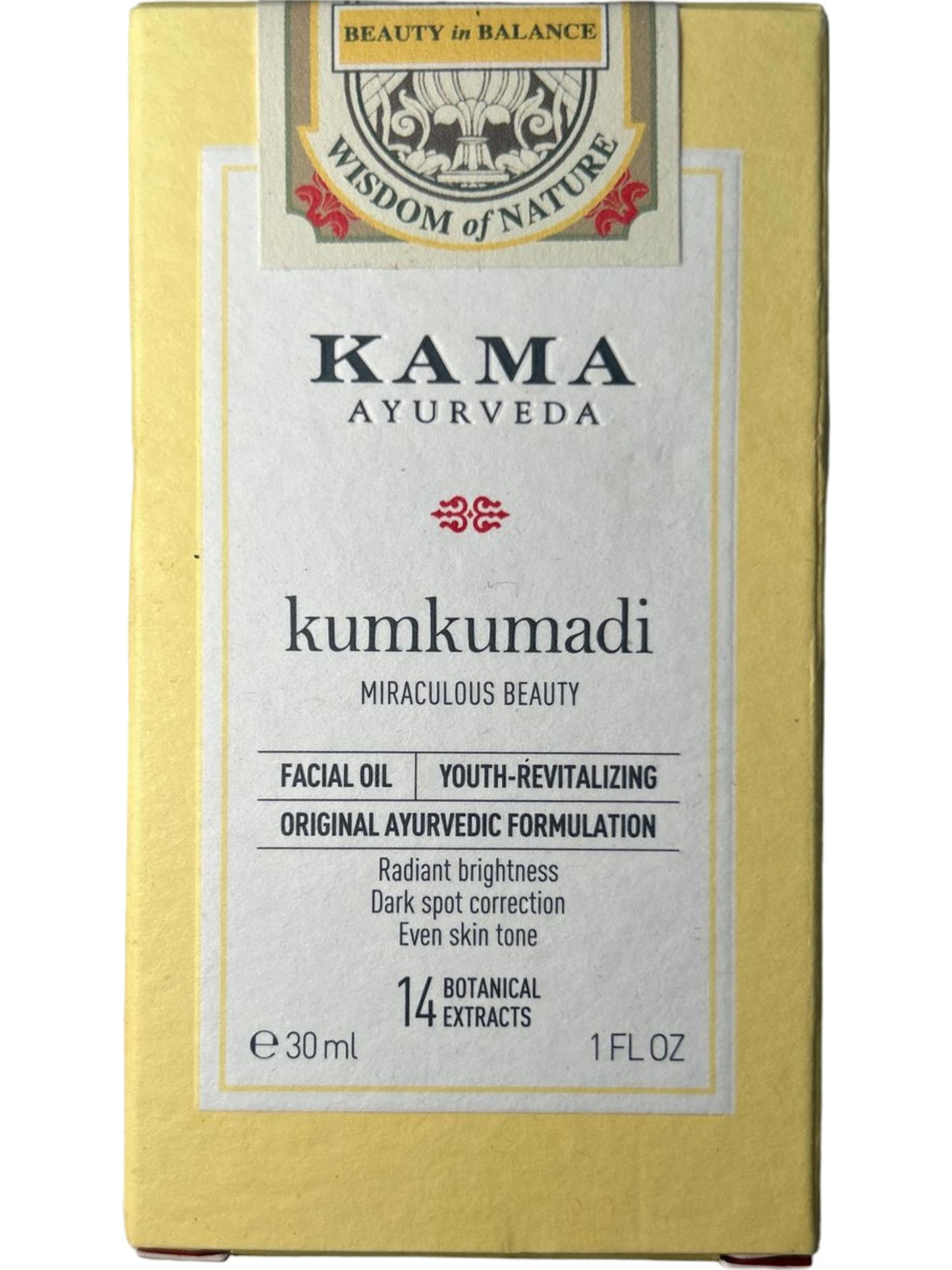 Kama Ayurveda Kumkumadi Miraculous Beauty Facial Oil 30ml