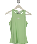 adidas Mint Green Techfit Racerback Training Tank Top UK S