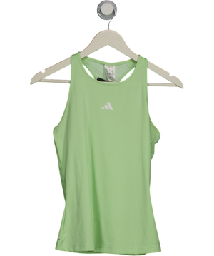 adidas Mint Green Techfit Racerback Training Tank Top UK S