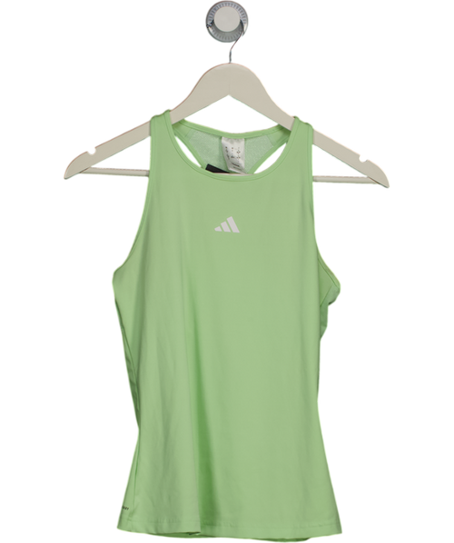 adidas Mint Green Techfit Racerback Training Tank Top UK S
