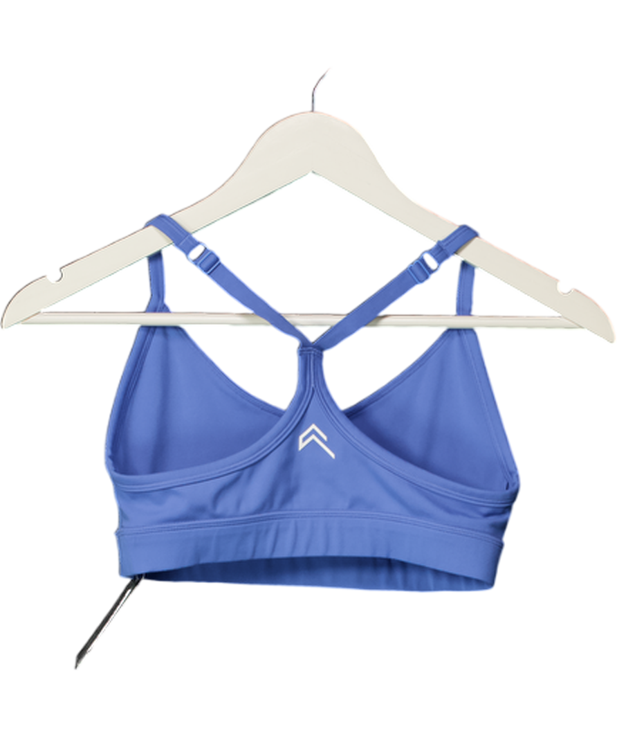 Oner Active Blue Easylift™ Ultra Minimal Bralette With White Logo UK S