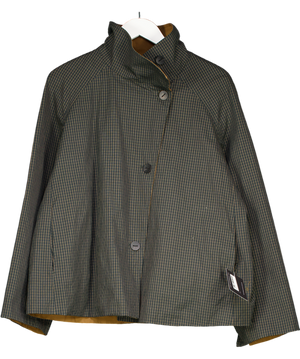 ZARA Brown Reversible Short Trench Coat UK S