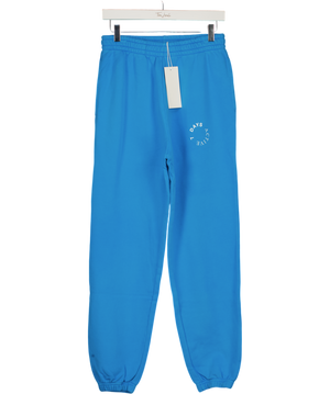 7 DAYS ACTIVE Premium Blue 100% Organic Cotton Relaxed fit Sweat Pant Joggers UK S/M