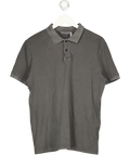 Weekday Black Short-sleeved Cotton Piqué Polo Shirt UK M