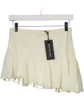 WHITE FOX Match Maker Mini Skirt Burgundy Red UK XS
