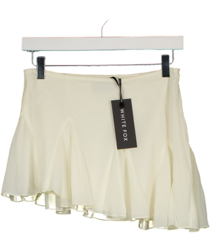WHITE FOX Match Maker Mini Skirt Burgundy Red UK XS