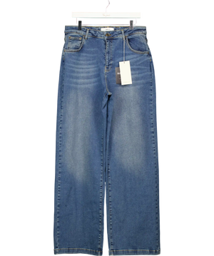 Ambela Blue Stretch Straight Jeans UK 18