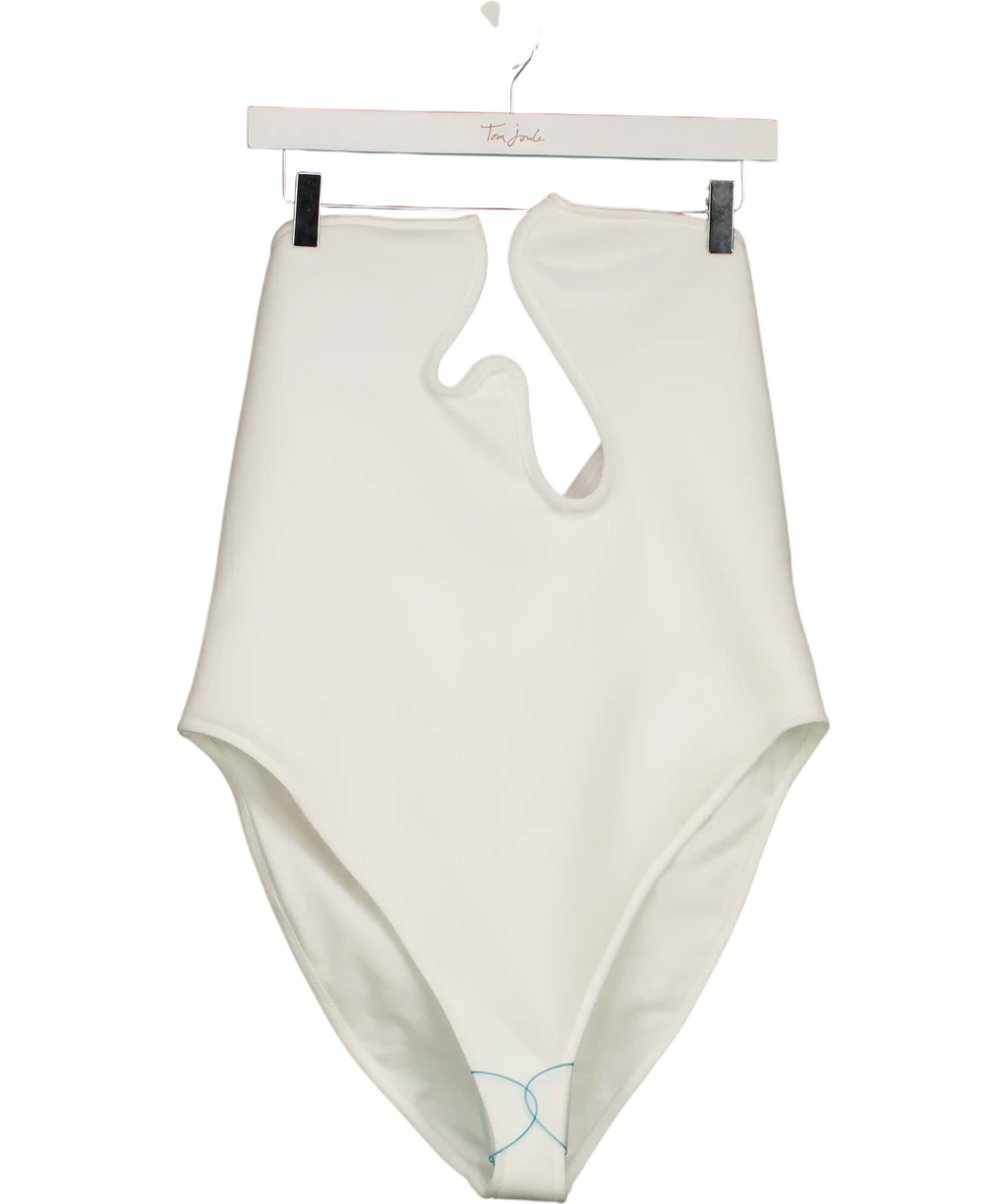 ASOS White One Piece Swimsuit UK 18
