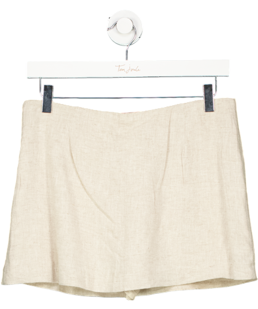 Abercrombie & Fitch Beige Scarlett Mini Skort Mid Rise UK S