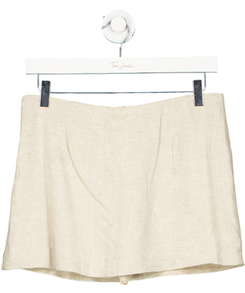 Abercrombie & Fitch Beige Scarlett Mini Skort Mid Rise UK S