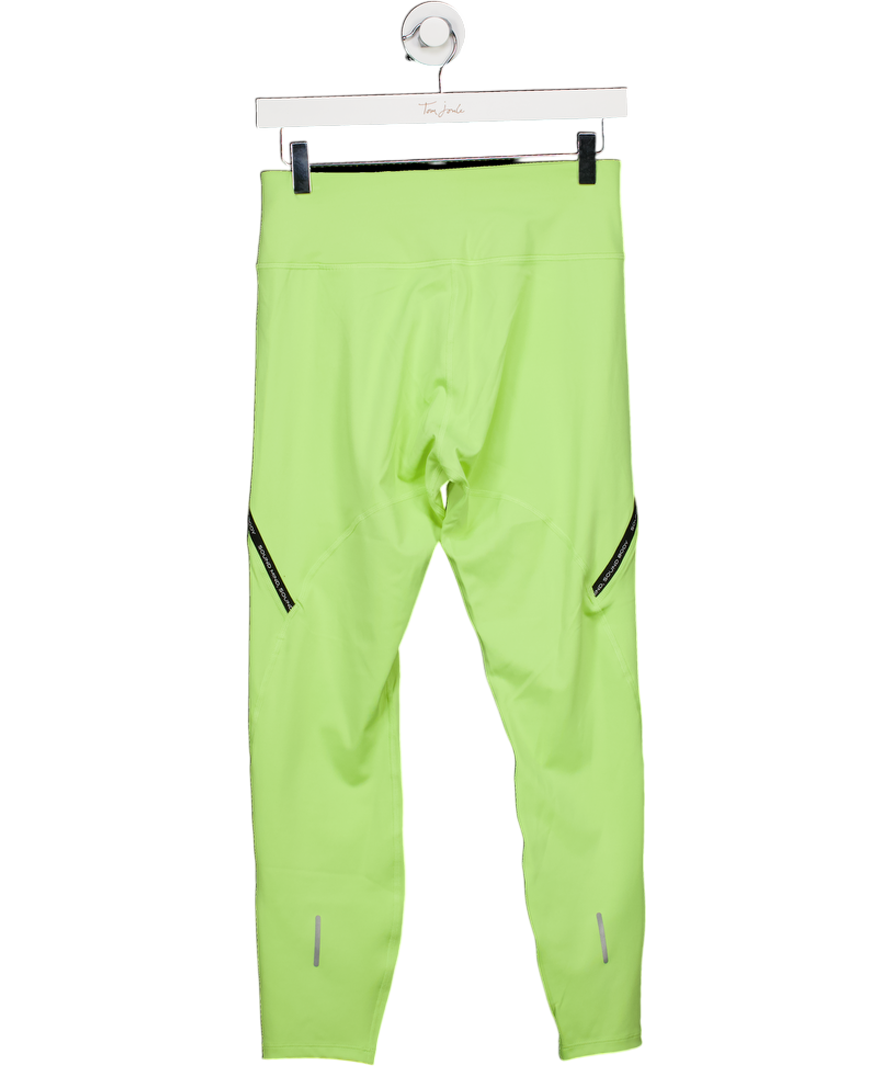 asics Green Race High Waist Tights Leggings UK M