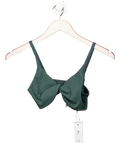 gymshark Green Elevate Twist Front Bralette UK S