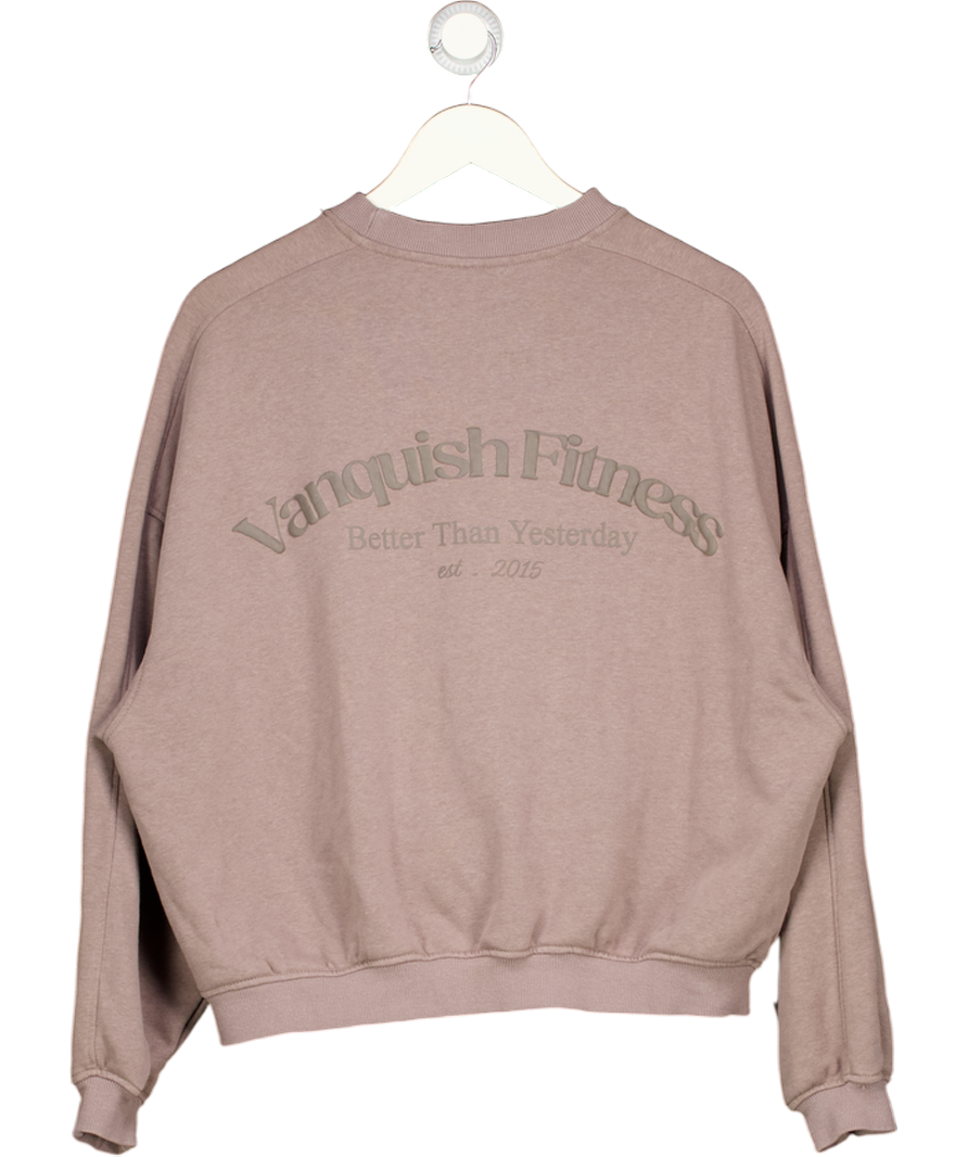 Vanquish Brown Oversized Hoodie UK L