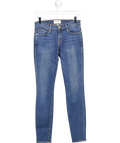 FRAME Blue Le Skinny De Jeanne Jeans In Fillmore Wash Mid-rise W25