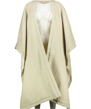 JLUX LABEL Ivory / Beige Reversible Cape Coat One Size