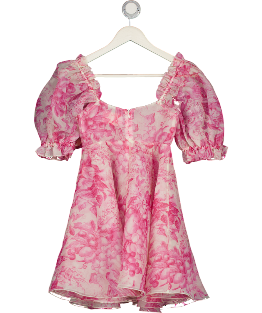 SELKIE Pink Floral Parliament Dress UK 6
