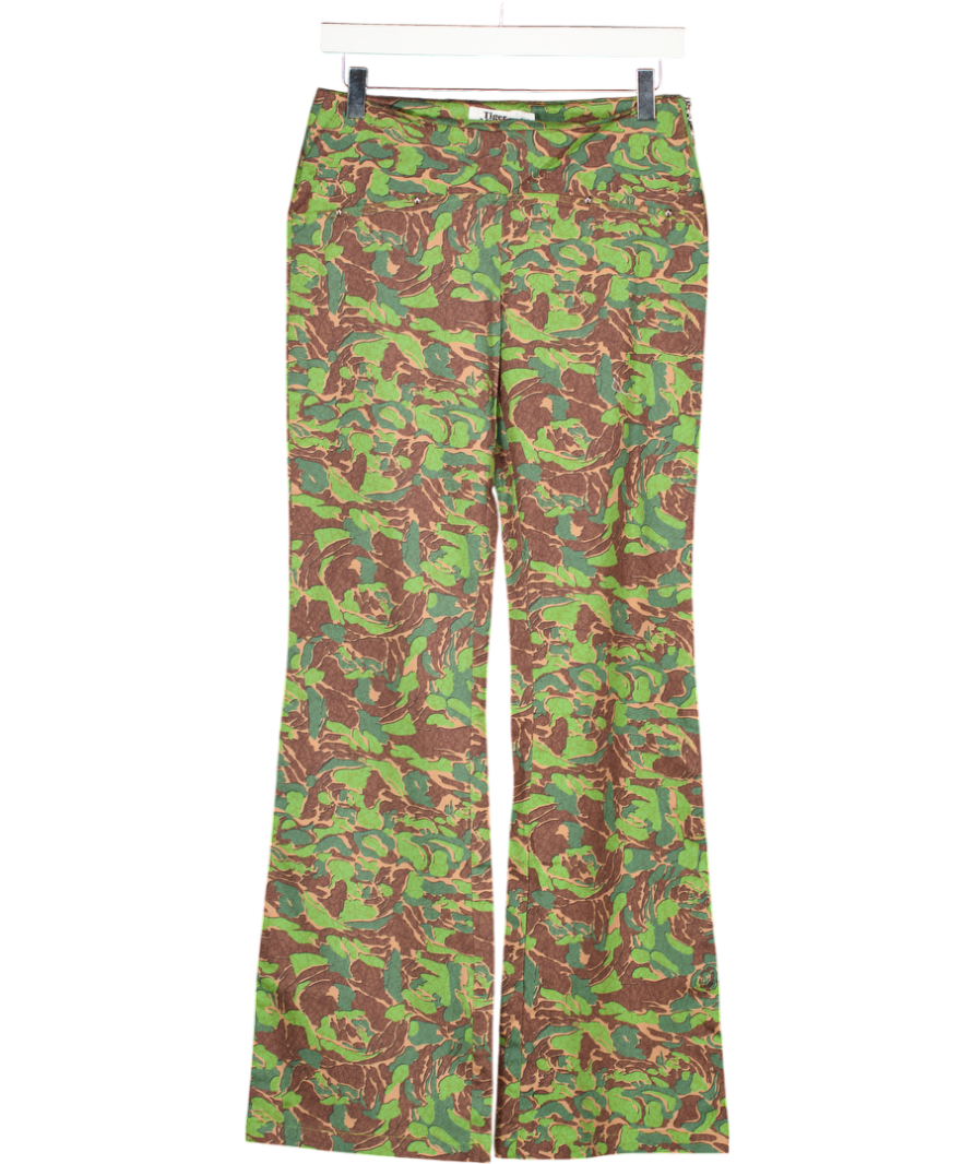 TIGER MIST Green Camo Trousers UK XS