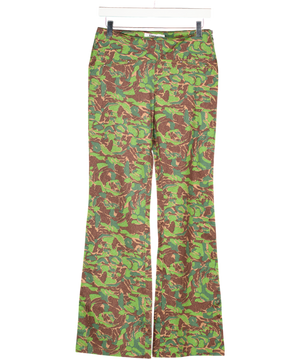 TIGER MIST Green Camo Trousers UK XS