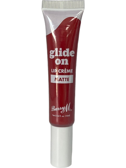 Barry M Matte Glide on Lip Creme Sizzling Red