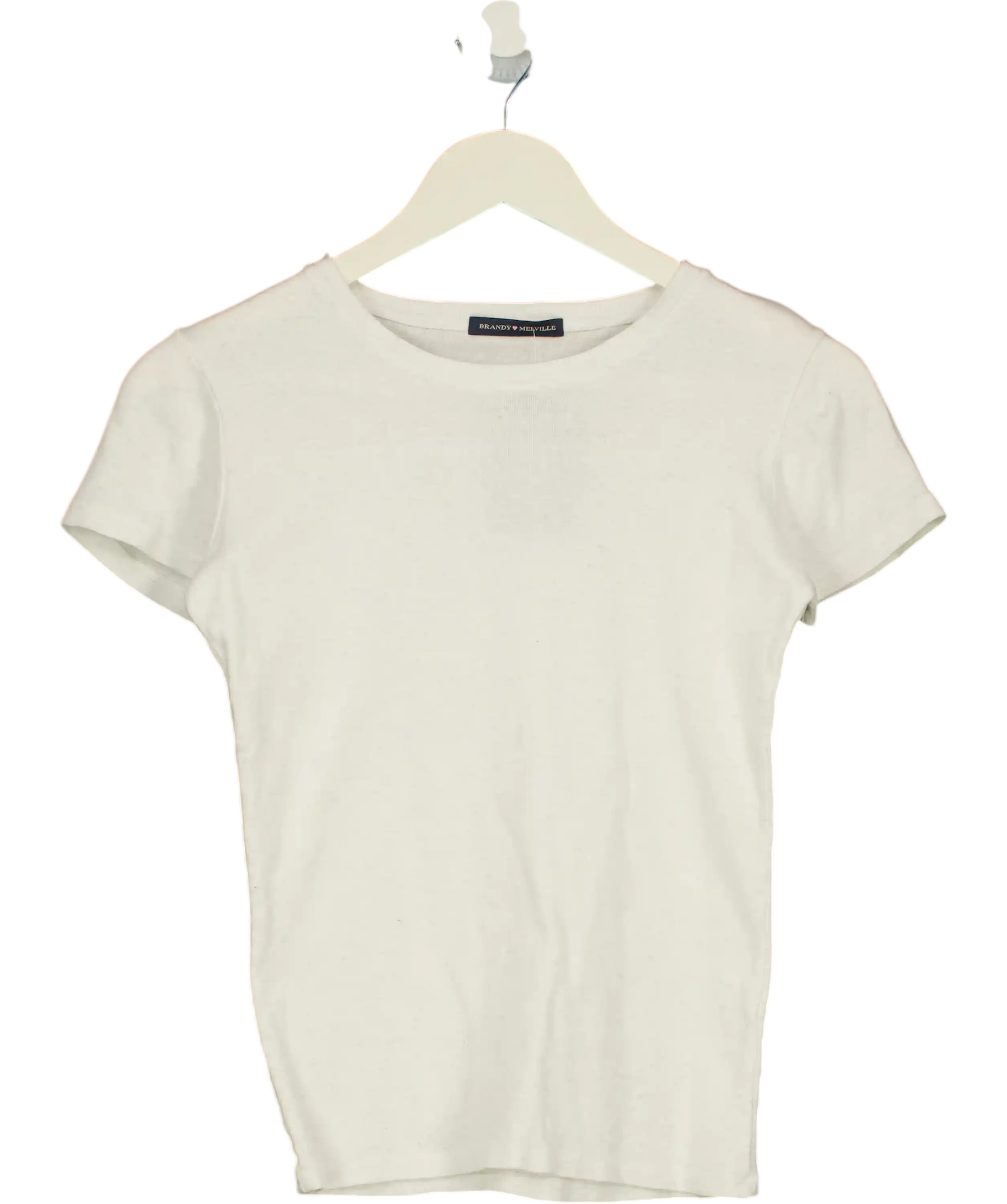 Brandy Melville White Ginny Top UK M