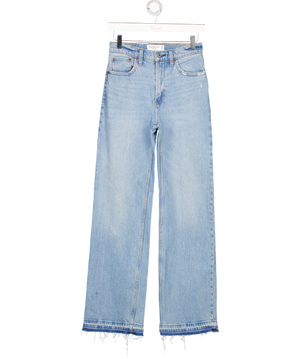 Abercrombie & Fitch Blue Relaxed Studded Jeans UK S