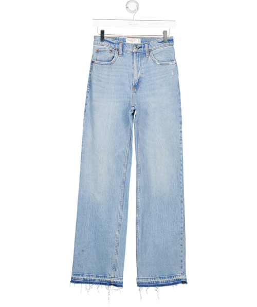 Abercrombie & Fitch Blue Relaxed Studded Jean UK S