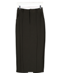 BOA Black Seam Detail Pencil Skirt UK S