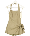 BEC + BRIDGE Olive Green Bowen Playsuit UK 4