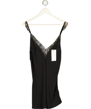 BLUEBELLA Black Amarosa Chiffon Embroidery Short Chemise UK 10
