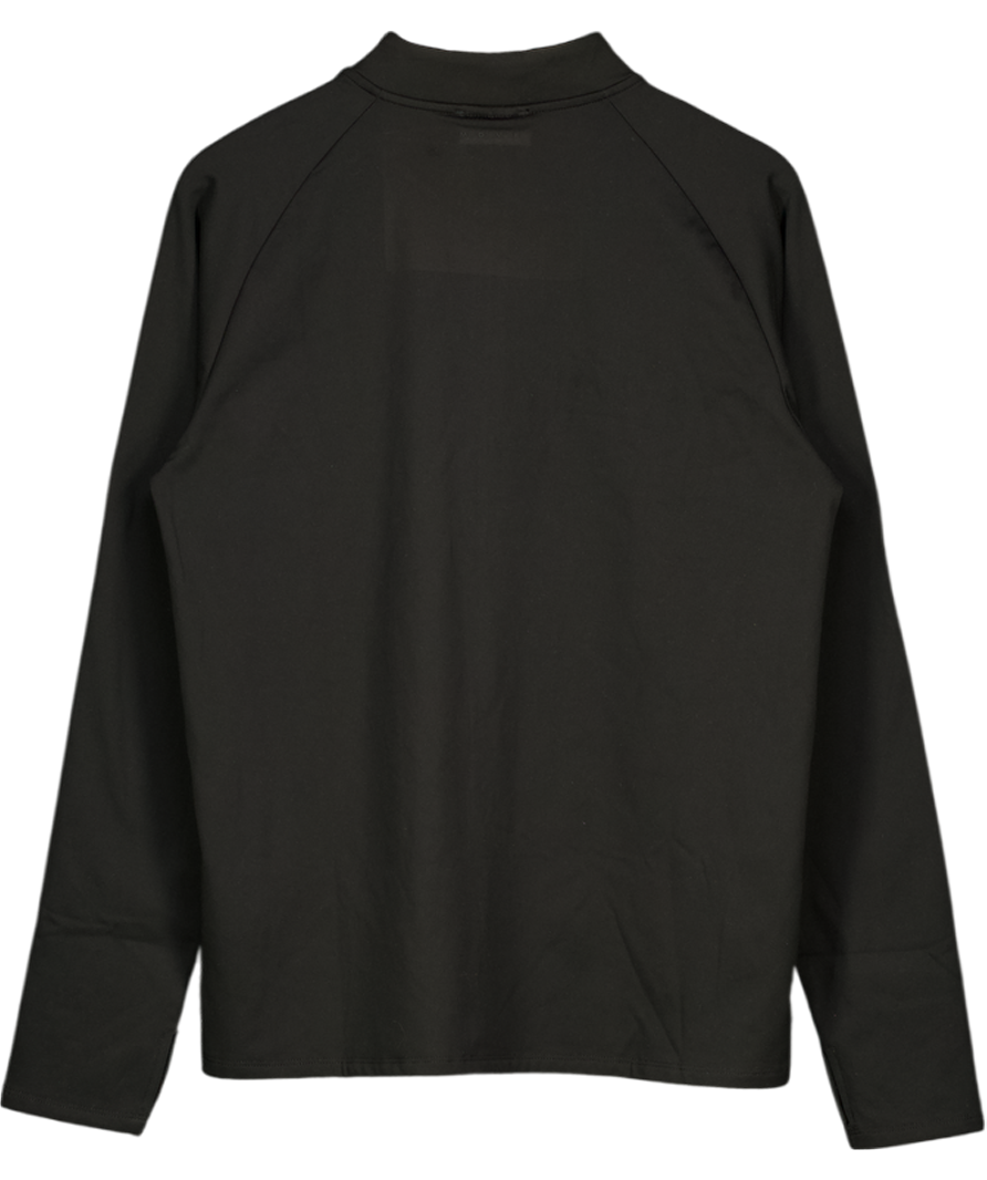 H&M MOVE Black Zip-top Midlayer Sports Top With Thermomove UK M