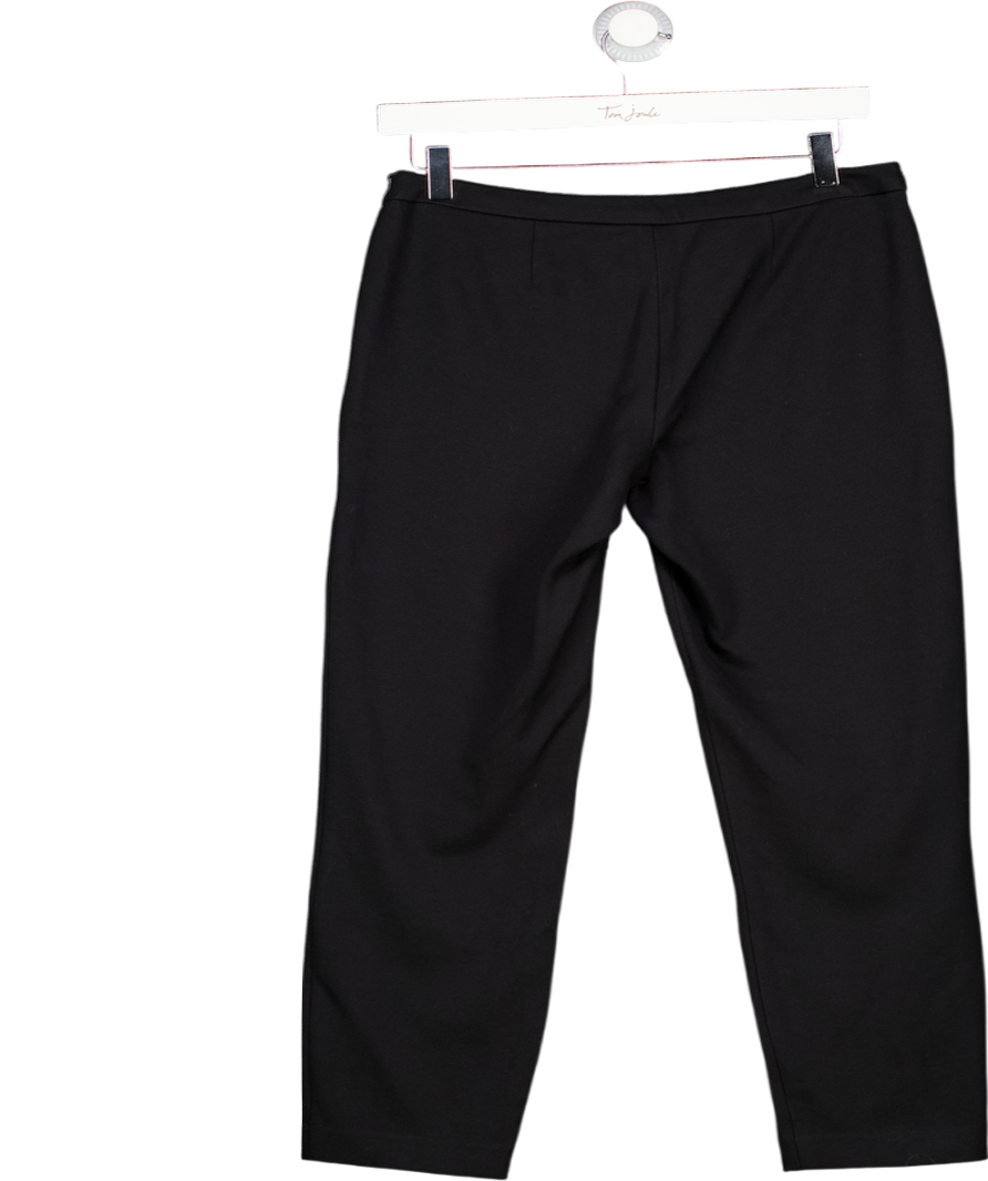 SUNSPEL Black Cotton Twill Tapered Trouser UK S
