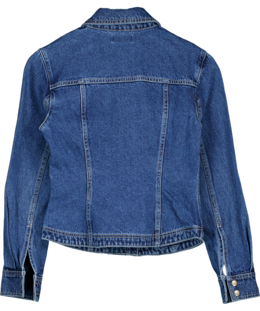 KOOKAI Blue Denim Kai Snap Jacket UK 6