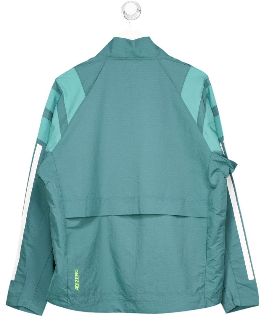 adidas Blue Adizero Archive Running Jacket UK M