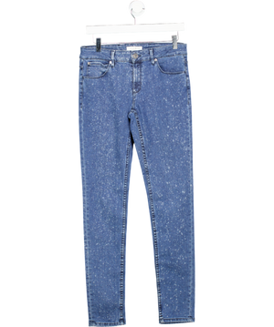 SANDRO PARIS Mid Blue Acid Wash Skinny Jeans Fr40 UK 12