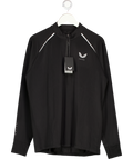 CASTORE Black Lightweight 1/2 Zip Long Sleeve Top UK L