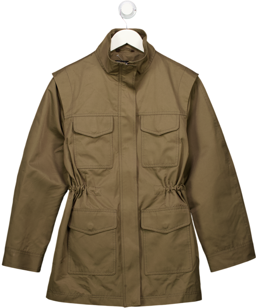 ASOS Khaki Green Four Pocket Casual Utility Jacket UK XS