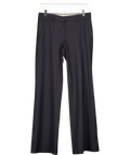 Theory Black Wide Leg Pull On Trousers UK 4