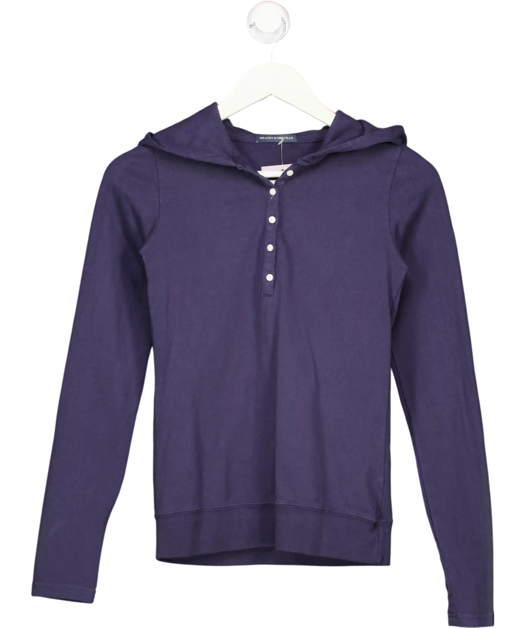 Brandy Melville Blue Zella Top UK S